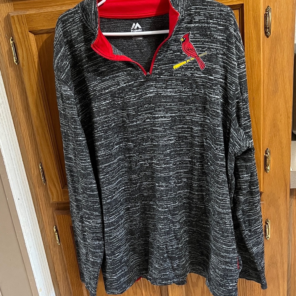 Men’s Majestic brand 2XL St. Louis Cardinals pullover